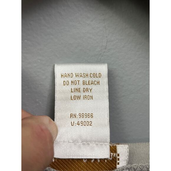 Monroe & Main Dress Womens Plus Size 1X gray tunic layered Tie Front Textured - Picture 4 of 7